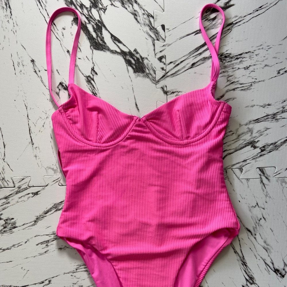 Pink Frankie’s Bikinis One Piece